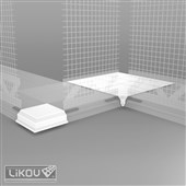 LIKOV LW-Z206-R vnější rohová spojka pro lištu LW-206 - pouze celá balení !